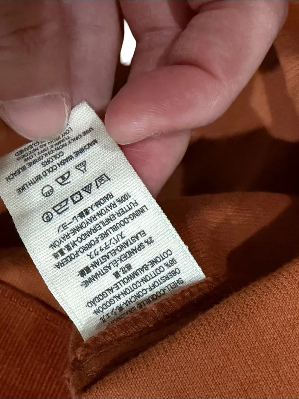 🍂Free People Old School Love Corduroy Overall Pinafore Dress Rust Orange Size 6